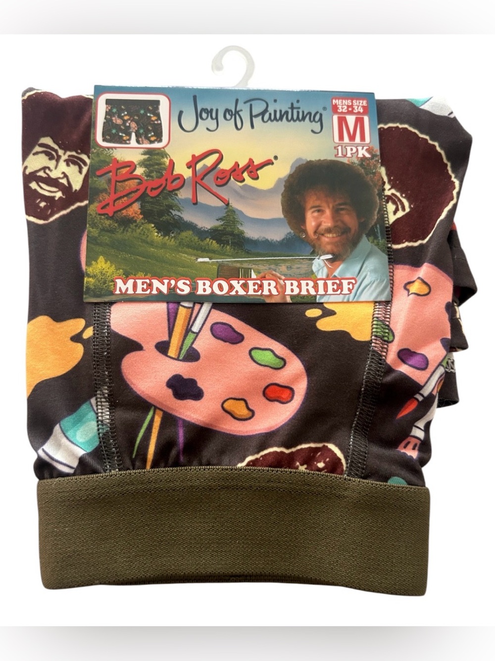 Bob Ross Men’s Boxer Brief